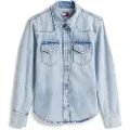 Tommy Hilfiger Dw0dw21416 Denim Skjorte Med Lange Ermer