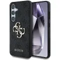 GUESS Samsung Galaxy S25 Guess 4G Big Metal Logo Hybrid-deksel - Svart
