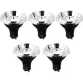 LUEDD Sett med 5 GU10 3-trinns dimbare Kelvin LED-pærer 70 mm 6W 500 lm 2200 - 3600K