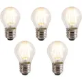 LUEDD Sett med 5 E27 3-trinns dimbare LED-pærer P45 5W 700 lm 2700K