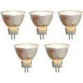 LUEDD Sett med 5 GU5.3 LED-pærer MR16 5W 420lm 2700K 12V