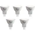 LUEDD Sett med 5 G4 LED-pærer MR11 2,7 W 210 lm 3000 K 12 V
