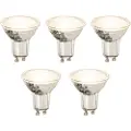 LUEDD Sett med 5 GU10 dimbare LED-pærer 8W 650lm 2700K
