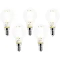 LUEDD Sett med 5 E14 LED-pærer P45 klar 2,2 W 470 lm 2700 K