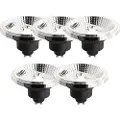 LUEDD Sett med 5 GU10 dimbare LED-pærer 111 mm 10,5 W 770 lm 2700 K