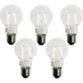 LUEDD Sett med 5 E27 LED-pærer A60 skumringssensor 2,5W 250 lm 2200K