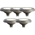 LUEDD Sett med 5 GU10 LED-pærer AR111 8W 750 lm 3000K