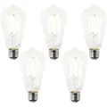 LUEDD Sett med 5 E27 LED-pærer ST64 klar 2,2 W 470 lm 2700 K