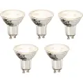 LUEDD Sett med 5 dimbare GU10 LED-pærer 8W 660lm 3000K