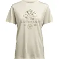 Lundhags Järpen Printed T-skjorte, t-skjorte, dame, hvit