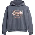 Superdry Vl Metallic Relaxed Hettegenser
