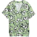 Tom Tailor V-neck Alloverprinted Kortarmet T-skjorte