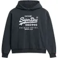 Superdry Vl Metallic Relaxed Hettegenser
