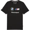 Puma BMW M Motorsport Essentials Logo Tee Men, Clothing, Black, S