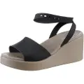 Crocs Brooklyn Ankle Strap Wedge Sandaler
