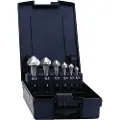 Exact 1605527 Keglesænker-sæt 6.3 mm, 8.3 mm, 10.4 mm, 12.4 mm, 16.5 mm, 20.5 mm HSS TiAIN Cylinderskaft 1 Set