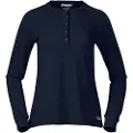 Bergans Lysebu Wool Henley Dame Marineblå L