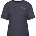 Jack Wolfskin Vonnan Crop Kortarmet T-skjorte