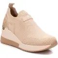 Xti for woman. 14371801-BEIGE Trainers 143718 beige (38), Fabric, 5 to 8 cm, None, Casual