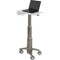 Ergotron CareFit - Vogn - Smal - for notebook - aluminium, kvalitetsplast, forsinket stål - hvit, varm gråfarge - skjermstørrelse: inntil 17,3