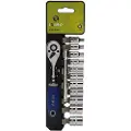 Irimo Socket wrench set 1/4" 13 parts 4-14mm