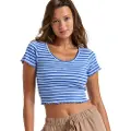 Roxy Mini Stripe Ssft T-skjorte