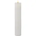 Sirius Sille Genopladelig Bloklys Hvid - Ø 5 cm - H 25 cm