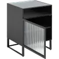 Kave Home Kave HomeNattbord Trixie 45 x 58 cmSvartNattbordFra Homeroom