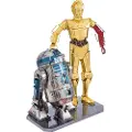 Metal Earth Star Wars Set C-3PO + R2D2 Metalbyggesæt