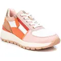 Refresh for woman. 17244601-NUDE Leather trainers 172446 nude (40), Flat, Laces, Zip, Casual