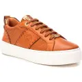 Carmela for woman. 16205702-CAMEL Leather trainers 162057 brown (36), Flat, Laces, Casual