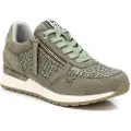 Refresh for woman. 17279001-KAKI Trainers 172790 green (36), Flat, Laces, Zip, Casual