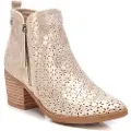 Refresh for woman. 17278406-ORO Ankle boots 172784 gold (39), 5 to 8 cm, Zip, Casual