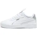 Puma Carina 2.0 Pop Up Metallics Women's Sneakers, Shoes, White/Matte Silver/Silver, 37