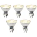 LUEDD Sett med 5 dimbare GU10 LED-pærer 7W 600 lm 2700K