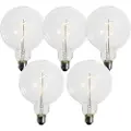 LUEDD Sett med 5 E27 dimbare LED-pærer spiralfilament G125 4W 270 lm 2700K
