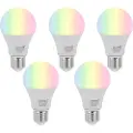Luumr Sett med 5 E27 Dimbare LED-pærer A60 Opal 9W 806lm 2700-6500K