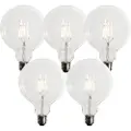 LUEDD Sett med 5 E27 dimbare LED-pærer G125 5W 450 lm 3000K