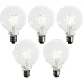 LUEDD Sett med 5 E27 dimbare LED-pærer G95 5W 450 lm 3000K