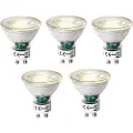 LUEDD Sett med 5 GU10 3-trinns dimbare LED-pærer 7W 600 lm 3000K