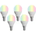 Luumr Sett med 5 smarte E14 dimbare LED-pærer G45 Opal 4,9W 470 lm 2700-6500K