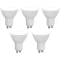 Luumr Sett med 5 Smart GU10 50mm Dimbar LED Pærer Opal 7W 630 lm 4000K