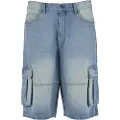 Urban Classics Relaxed Denim Cargo Shorts blå