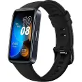 FIXED Silicone Strap for Huawei Band 8 Black