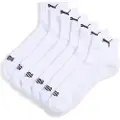 Puma Quarter Socks (3 Pack) Unisex, Clothing, White, 35-38