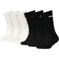 Puma Classic Crew Socks Junior (6-Pack), Clothing, Black/White, 31-34