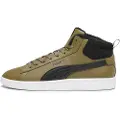 Puma Smash 3.0 Mid WTR Sneakers, Shoes, Olive Drab/Black/White, 40