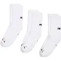 Puma Unisex Crew Socks 3 pack, Clothing, White, 43-46