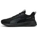 Puma Flyer Lite 3 Running Shoes, Shoes, Black/Black/Silver, 42