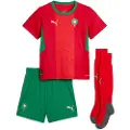 Puma Morocco 2025 Home Minikit Youth, Clothing, Red/Archive Green, 3-4Y